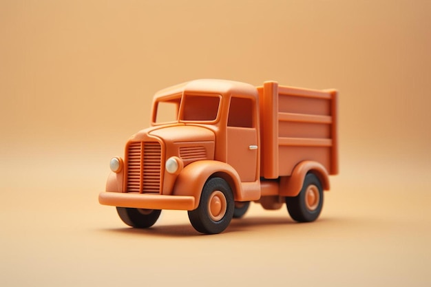 a toy truck with the front bumper down