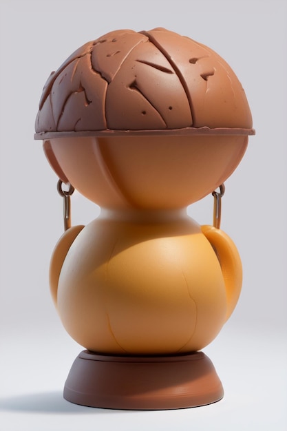 A toy with a brain on it