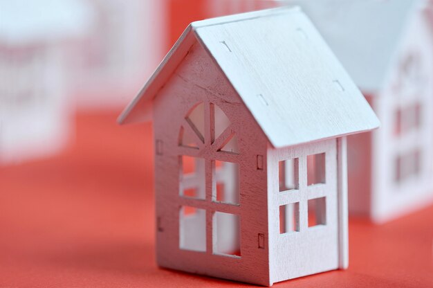 Toy wooden house