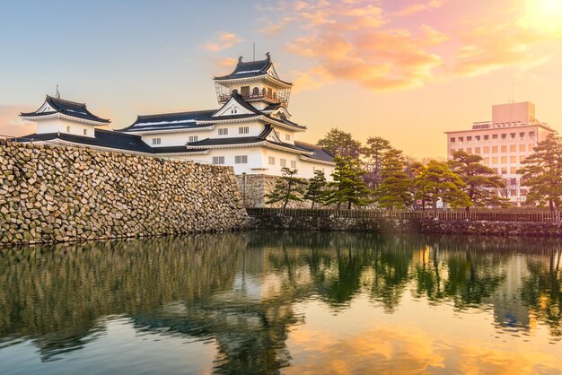 Photo toyama japan at toyama castle