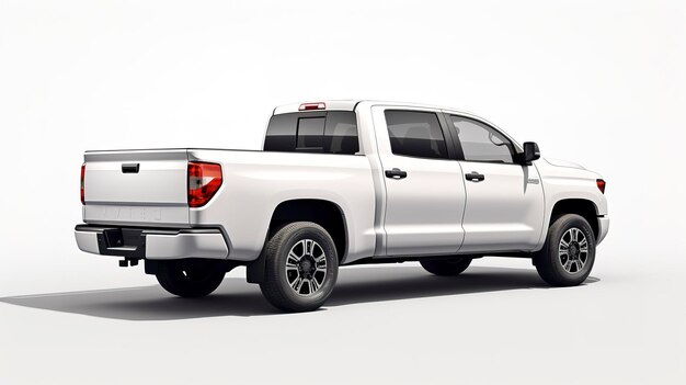 Photo toyota tundra back view mockup