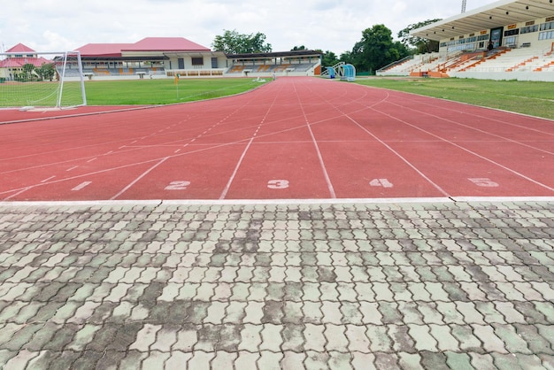 The track run for a competition run