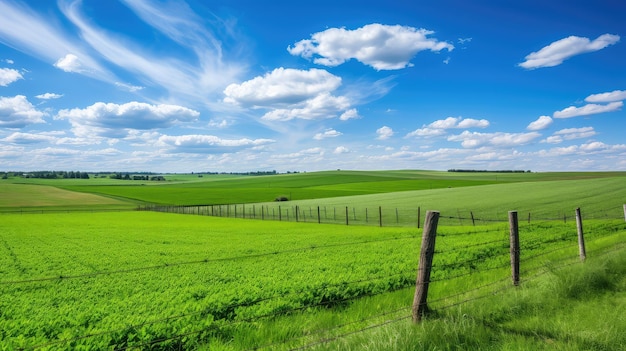 Tractor farm field