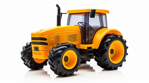 Photo tractor isolated on white background