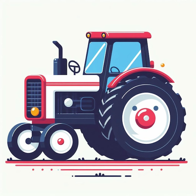 Photo tractor vehicle agriculture illustration transport