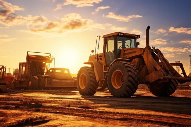 a tractor with the word  cab  on the back of it