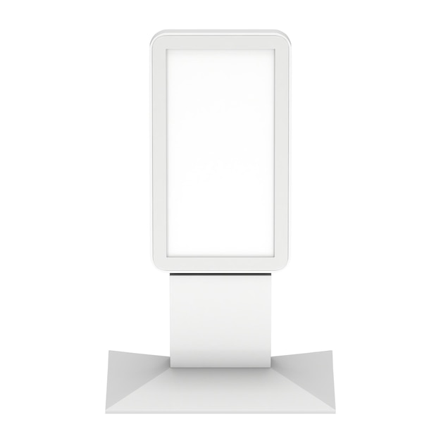 Trade show booth LCD kiosk stand