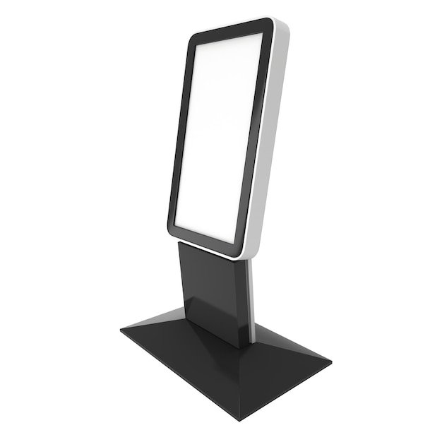 Photo trade show booth lcd kiosk stand