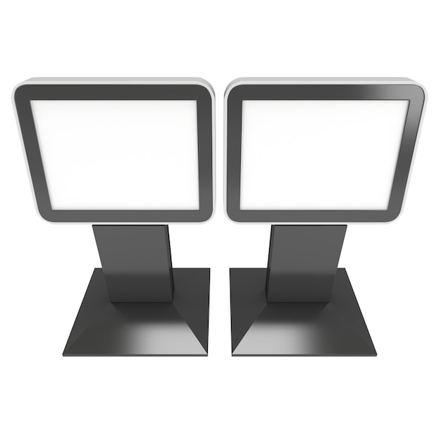 Trade show booth LCD screen stand