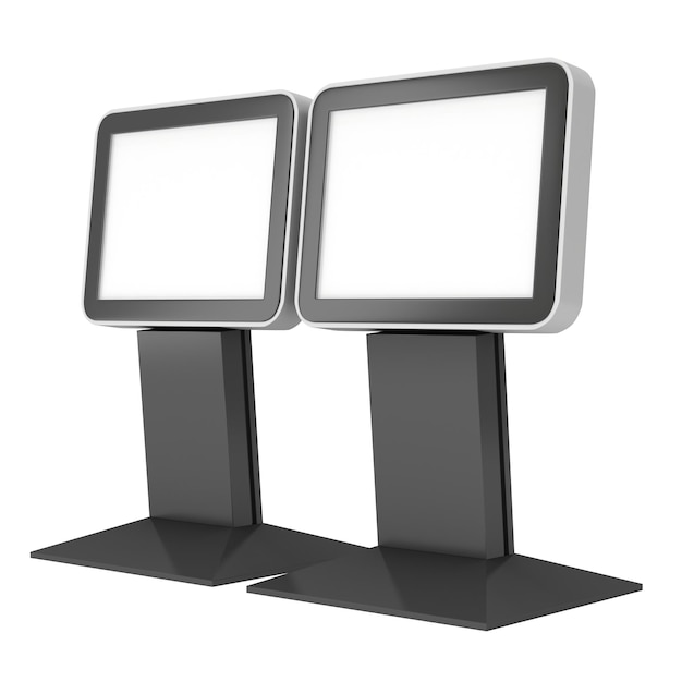 Trade show booth LCD screen stand