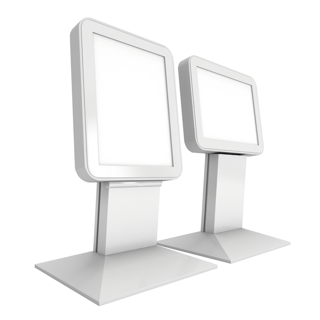 Trade show booth LCD screen stand