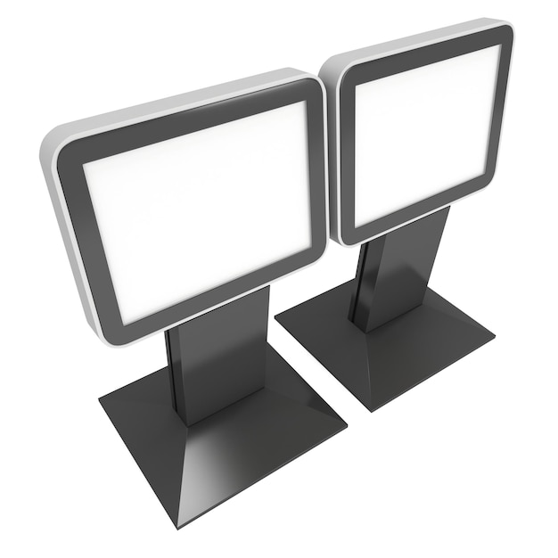 Trade show booth LCD screen stand