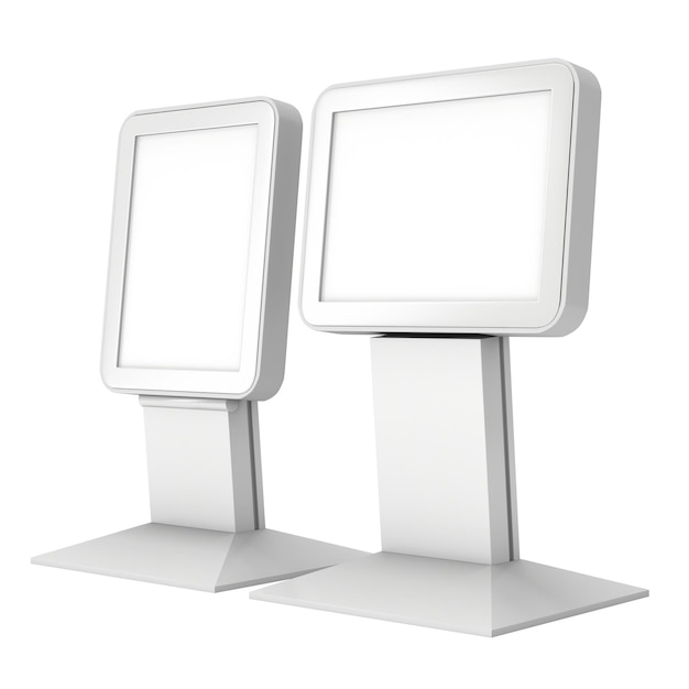 Trade show booth LCD screen stand