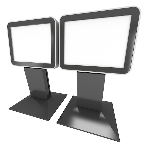 Trade show booth LCD screen stand