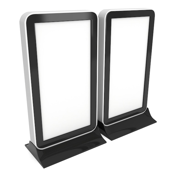 Trade show booth LCD screen stands