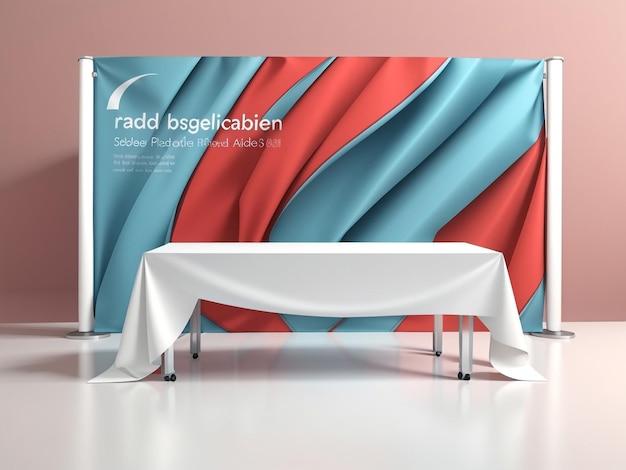 Trade Show Exhibition Advertising Runner Table