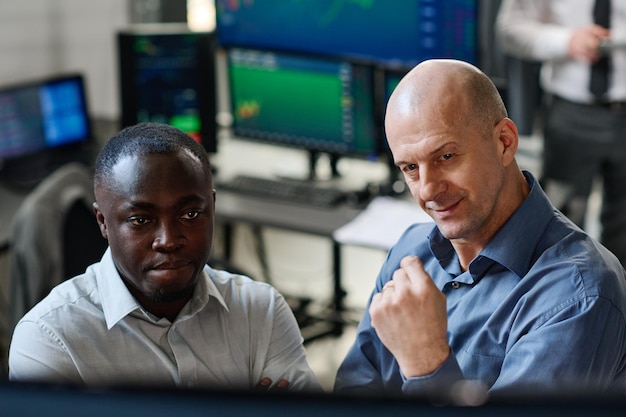 Traders waiting for results