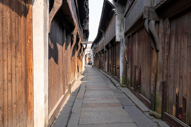 Traditional alleyway in an ancient city in China