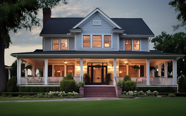 Traditional American Home Architecture