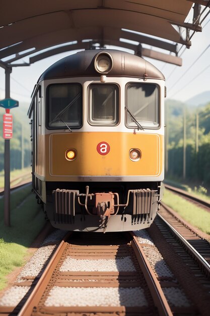 伝統的な古代の鉄道輸送 旅行写真 背景の壁紙 機関車