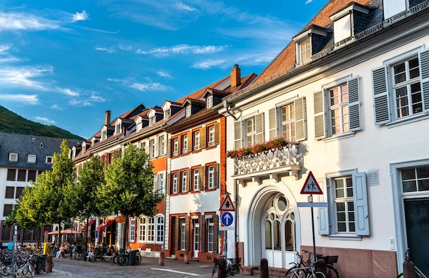 Traditional architecture of heidelberg in badenwuerttemberg germany