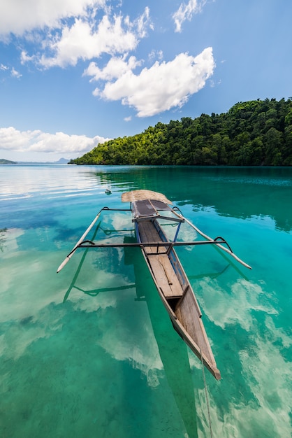 Traditional asian boat