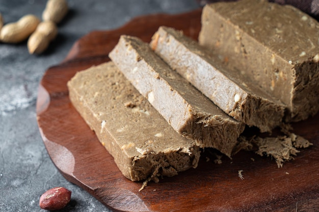 Traditional Asian sweetness dessert halva