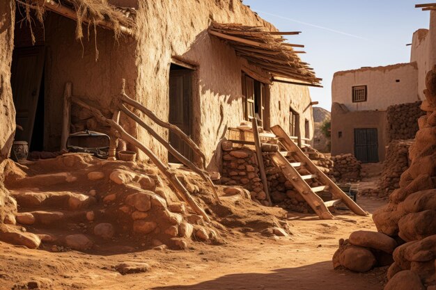 Foto casa tradizionale berbera in marocco