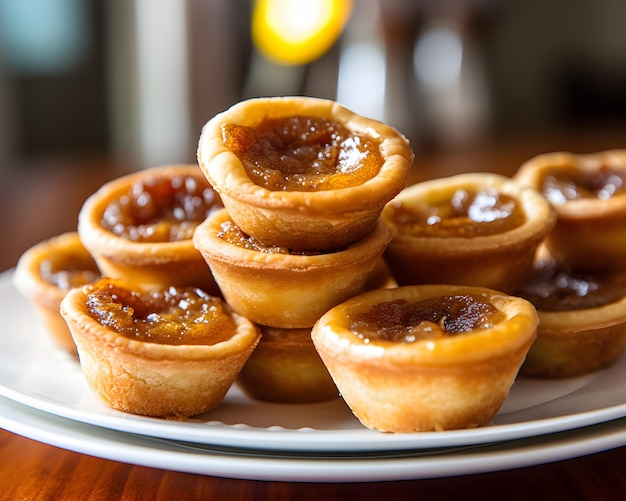 Traditional butter tarts from Canada Generative AI