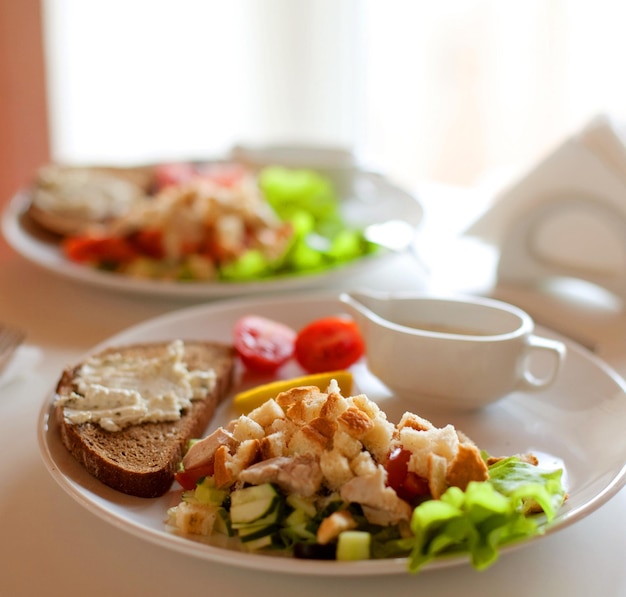 Traditional caesar salad