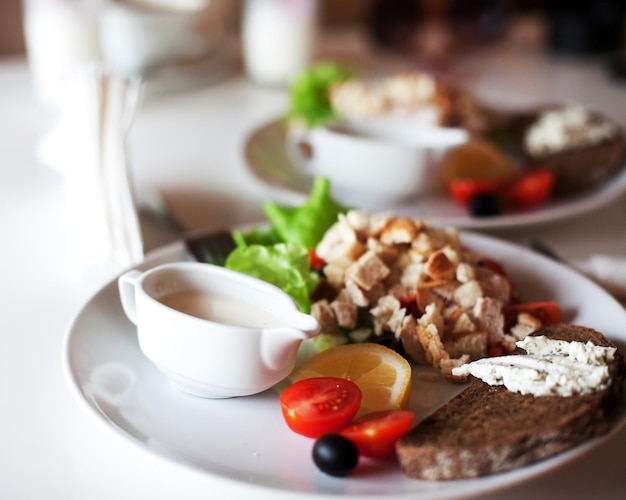 Traditional caesar salad