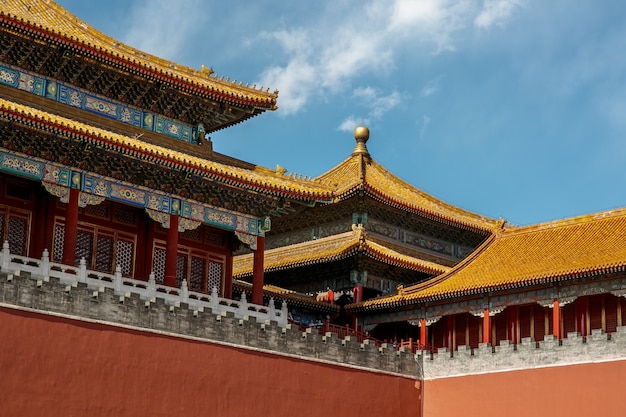 Traditional chinese architectural roof