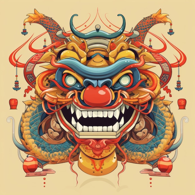 Premium AI Image | Traditional Chinese Dragon