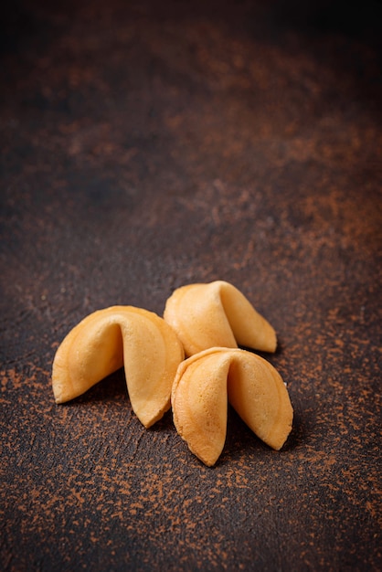 Traditional Chinese fortune cookies with prediction