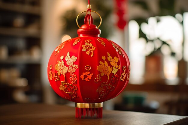 Traditional Chinese Red Lanterns Festive Elegance