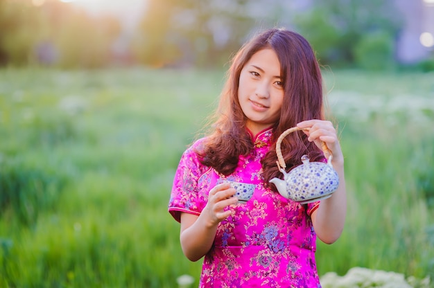 Traditional chinese tea ceremony