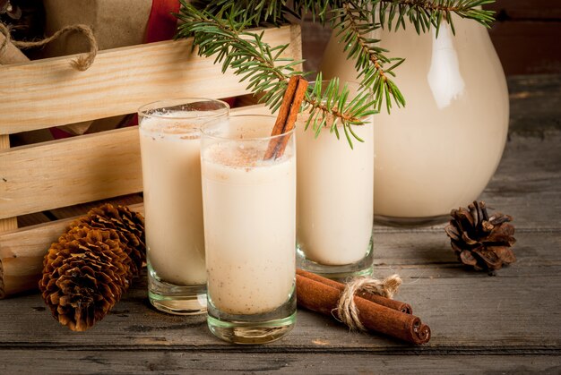 Traditional Christmas cocktail - Irish Cream or Cola de mono