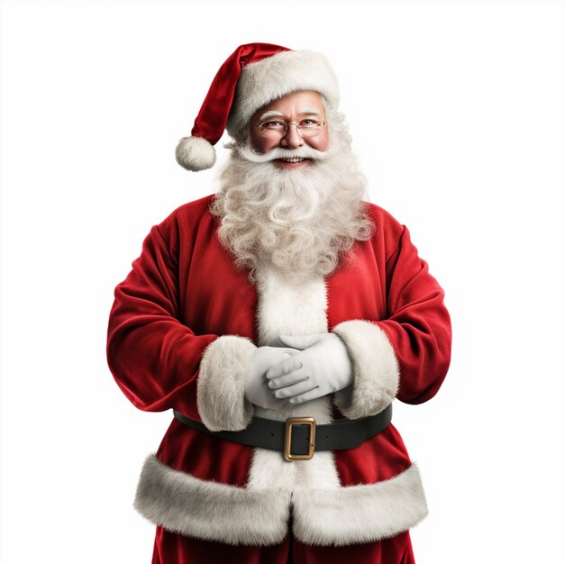 traditional christmas santa ai generative