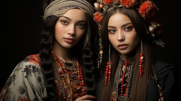 Traditional Costumes From Around The World Wallpaper