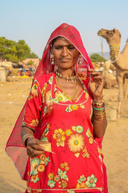 Traditional dancer and musician in Pushkar Ajmer Rajasthan