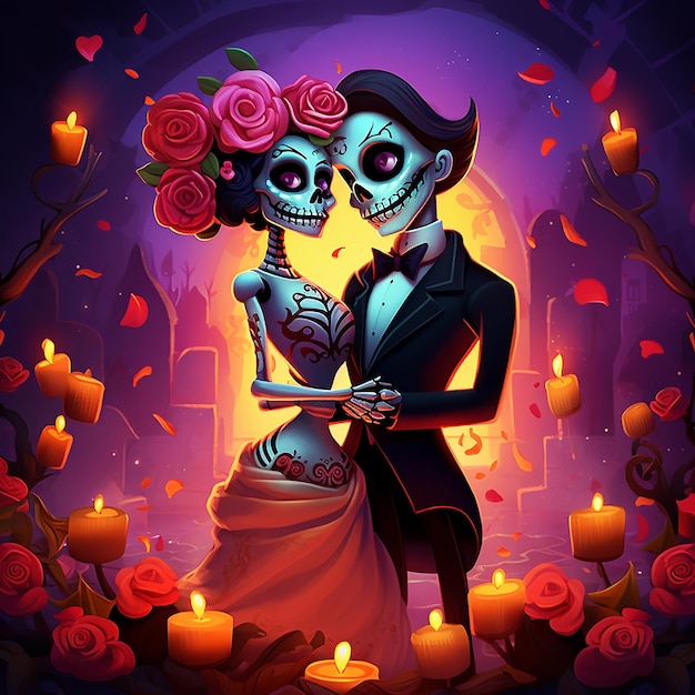 Traditional Day of the Dead Background