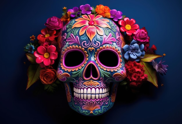 traditional day of the dead day of the dead skull