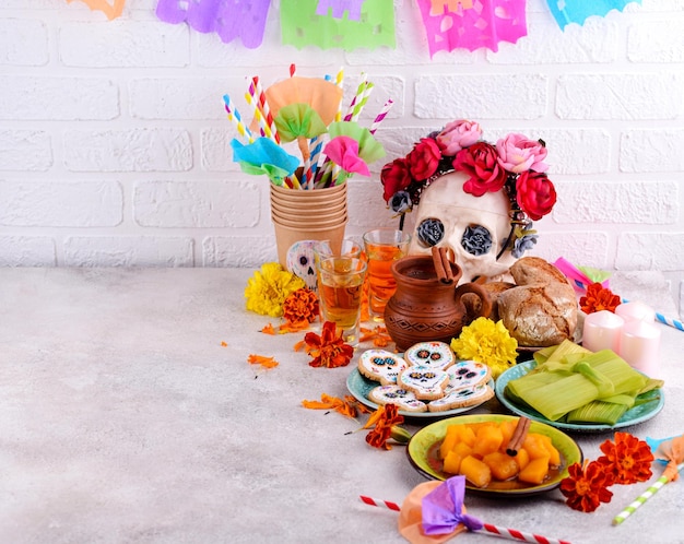 Traditional day of the dead food