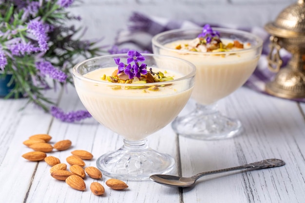 traditional delicious turkish desserts; keskul