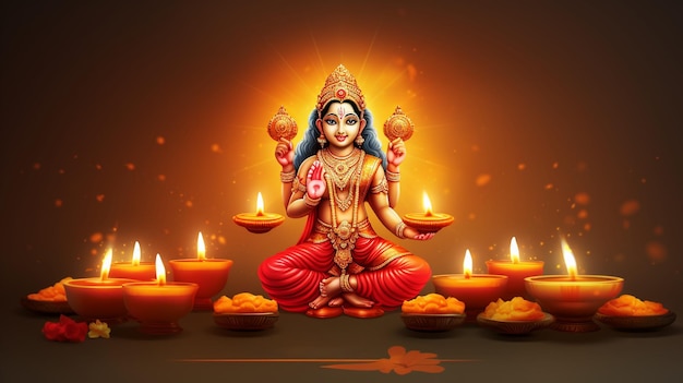 Photo a traditional diwali background rich in cultural symbolism ai generated