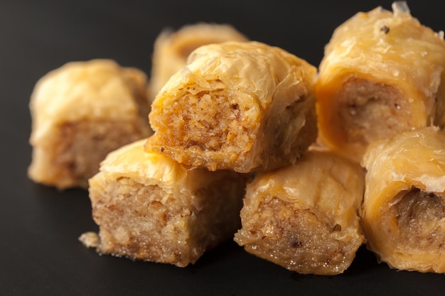 Traditional eastern desserts on the table