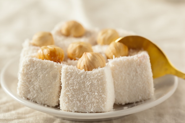 Traditional eastern desserts on the table