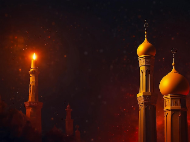 Traditional eid mubarak festive background for your celebrations