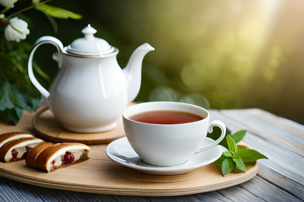 Traditional English tea high tea