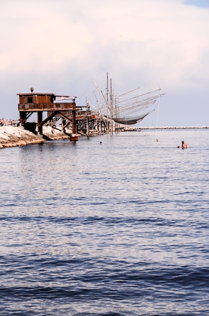 Traditional Fishing Europen House near Venice in Italy